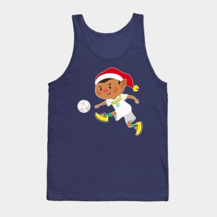 Senegal football Christmas elf. Football World Cup soccer t-shirt Tank Top